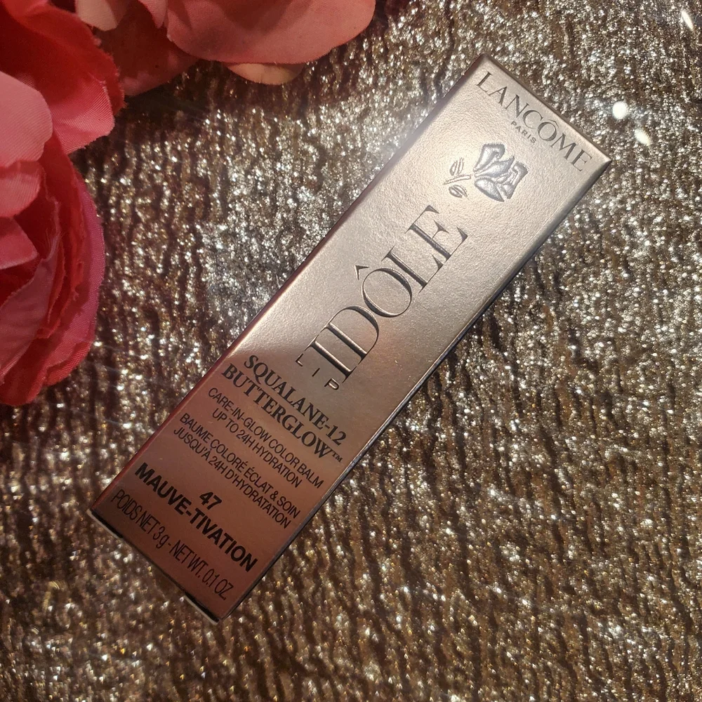 Lancome Mauve-tivation Plumping Tinted Lip Butter Balm Cool Tone Mauve Pink